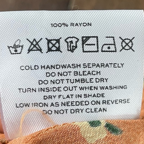 Faithfull the Brand Cedric Orange Floral Jumpsuit - Size XS - Picture 12 of 12